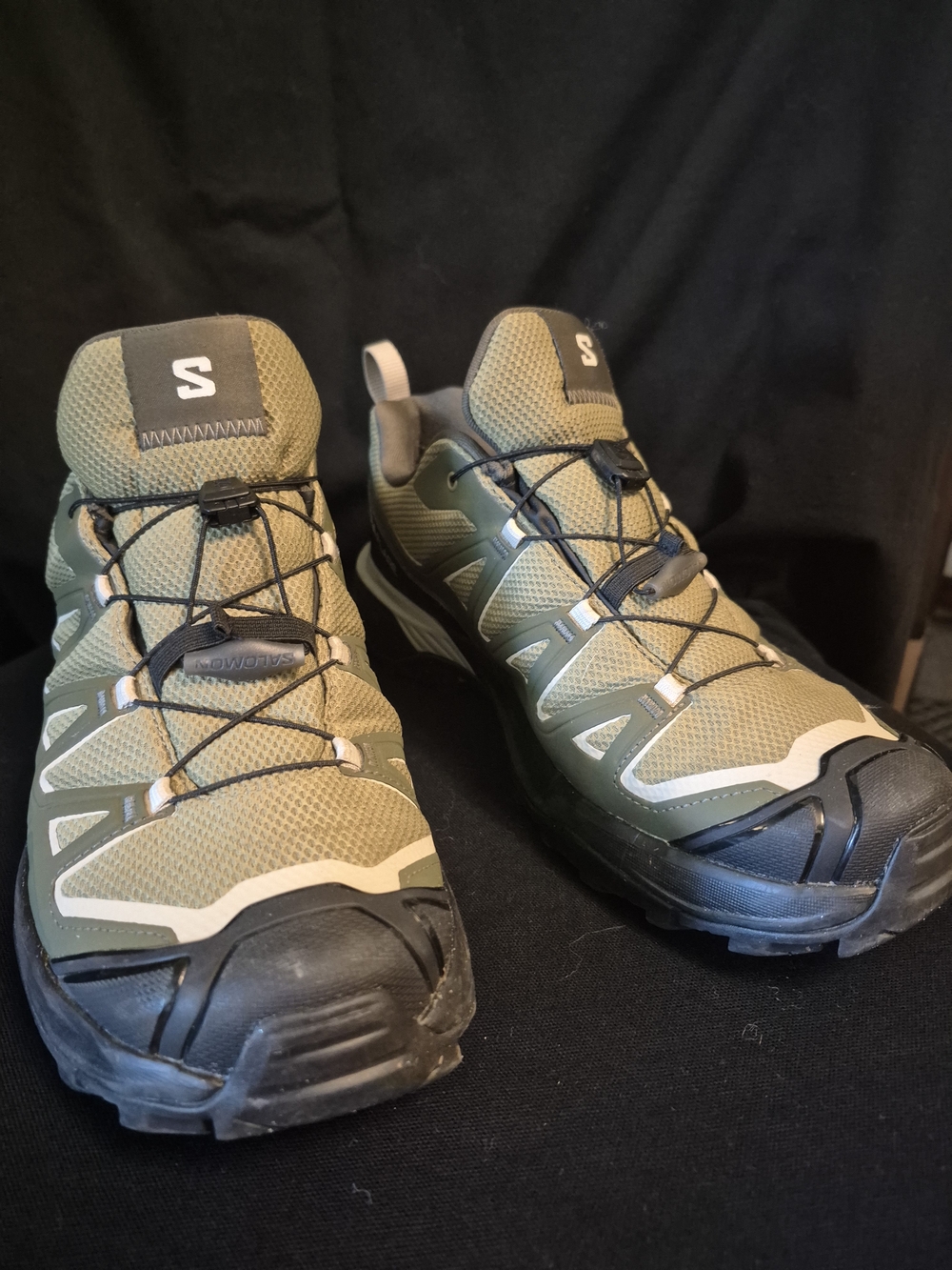 Salomon Men's Trail Shoes - Olive and Black